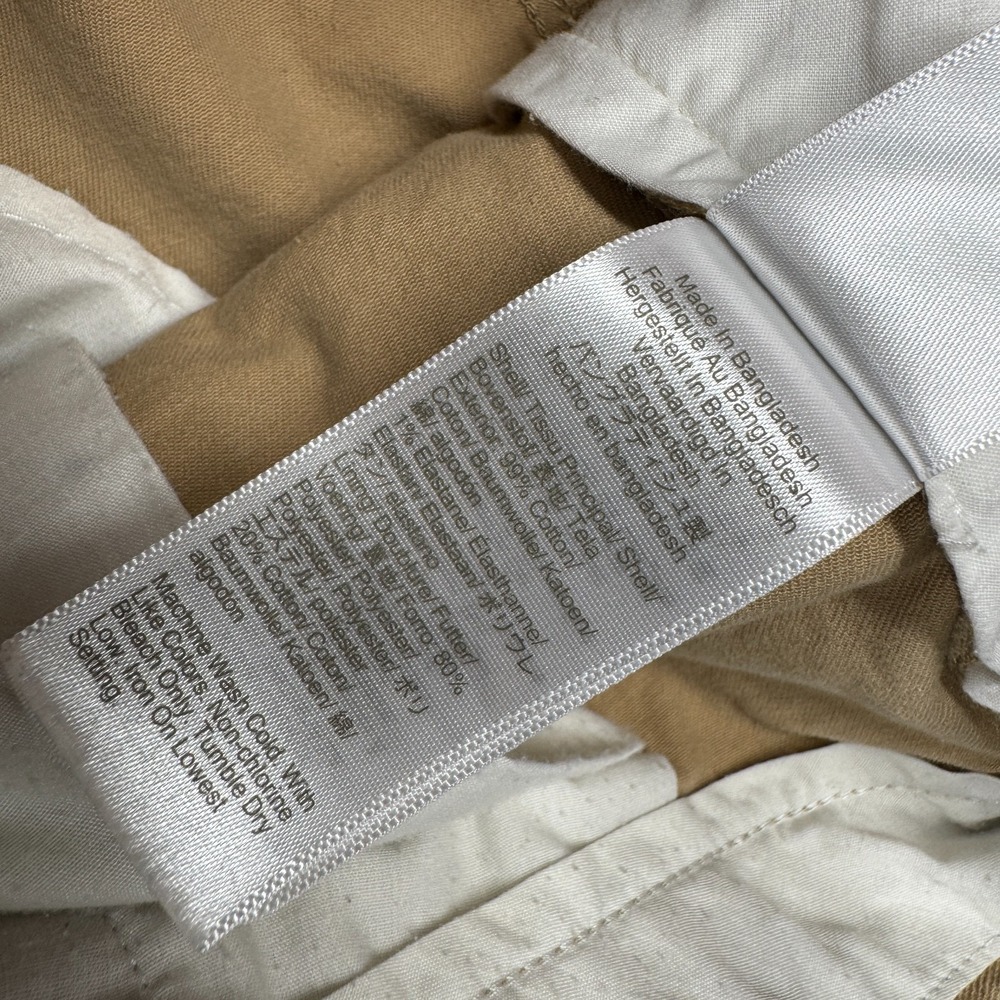 J. Crew Stretch Chino Casual Khaki Beige Straight Leg Pants Men's Size 32x34 - Picture 6 of 14
